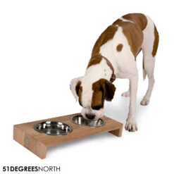 51 Degrees North Double Voerbak Teak 12 51 Degrees North Double Voerbak Teak -Premium Dierenwinkel 51 degrees north double voerbak teak 210362 1000 none