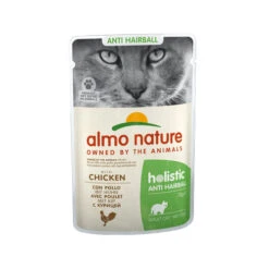 Almo Nature Cat Anti-Hairball Kattenvoer - Maaltijdzakje - Kip -Premium Dierenwinkel almo nature cat anti hairball kip
