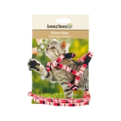 Beeztees Nylon Kittentuigje -Premium Dierenwinkel beeztees nylon kittenhalsband 199361 2000 none