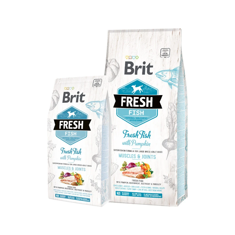 Brit Fresh Fish With Pumpkin - Adult Large 3 Brit Fresh Fish With Pumpkin - Adult Large - Afbeelding 3