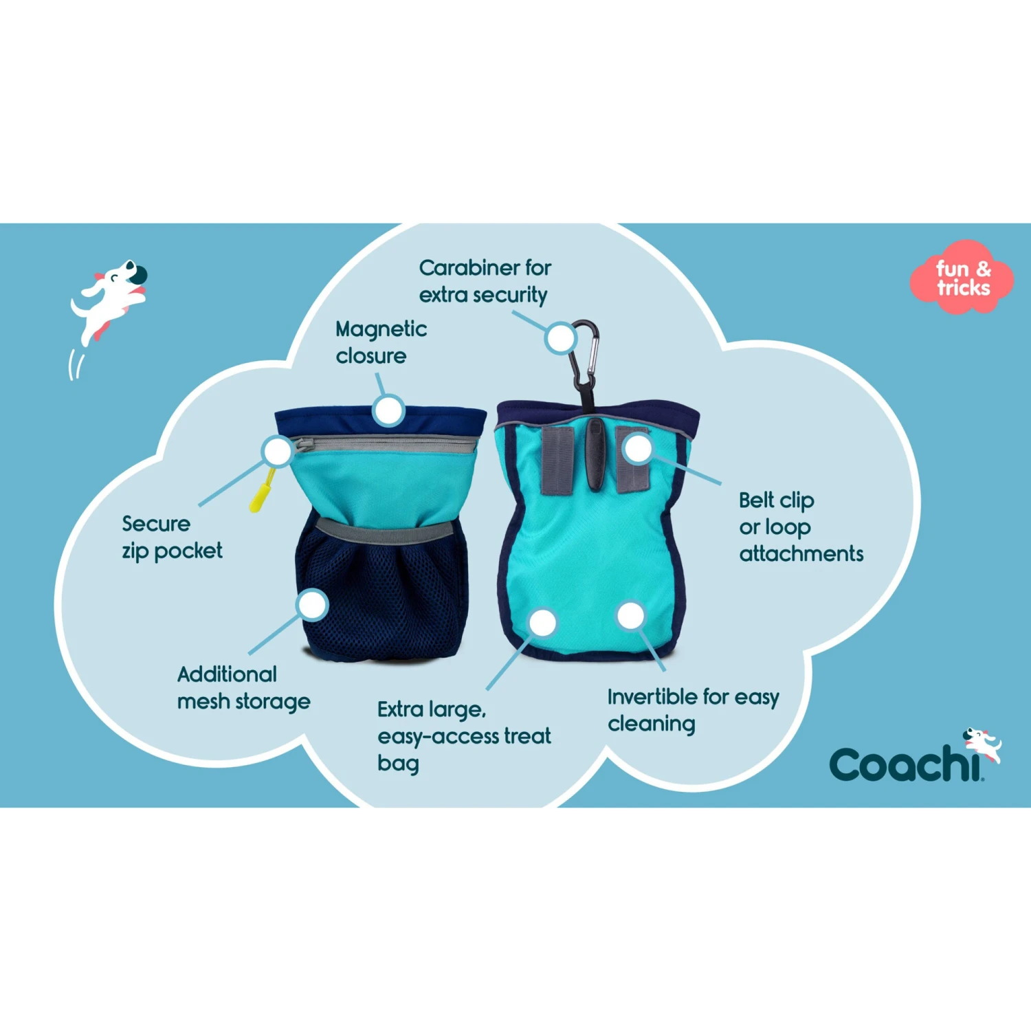 Company Of Animals Coachi Pro Train & Treat Bag 6 Company Of Animals Coachi Pro Train & Treat Bag - Afbeelding 6