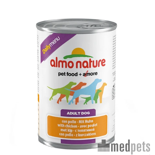 Almo Nature Dog Daily Menu Hondenvoer - Blik - Kip 1 Almo Nature Dog Daily Menu Hondenvoer - Blik - Kip