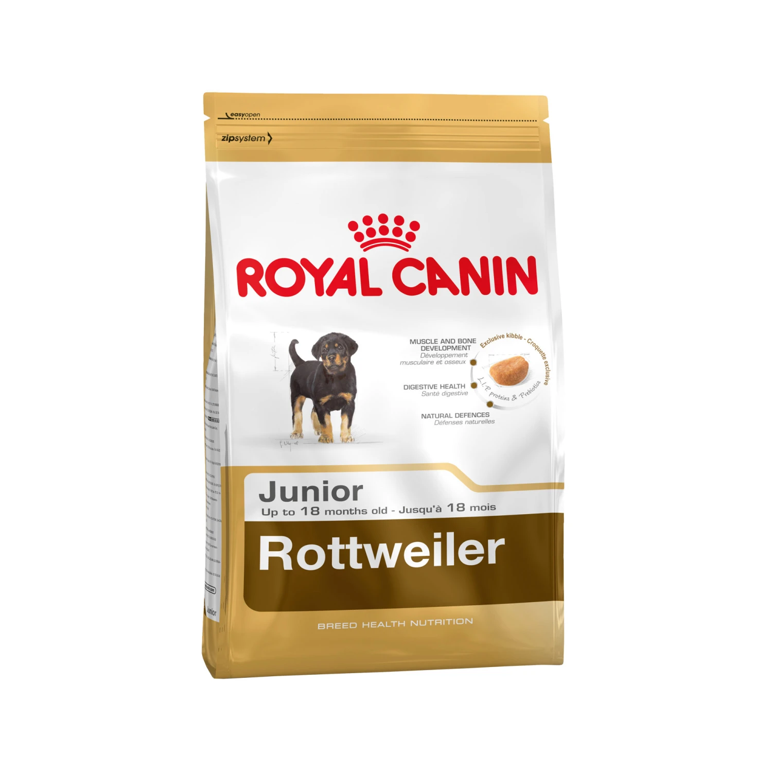 Royal Canin Rottweiler Puppy - Hondenvoer 1 Royal Canin Rottweiler Puppy - Hondenvoer
