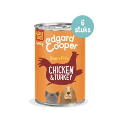 Edgard & Cooper Adult - Kip & Kalkoen - Blik -Premium Dierenwinkel edgard cooper adult kip kalkoen blik 173680 1000 none