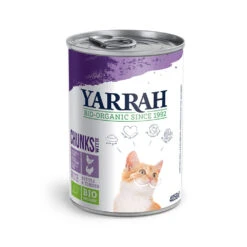 Yarrah - Natvoer Kat Blik Chunks Met Kip & Kalkoen Bio -Premium Dierenwinkel fb50631535633f025af32fe7bed36cc64b404ce451640676f0df8eff229f2b0c 3 4
