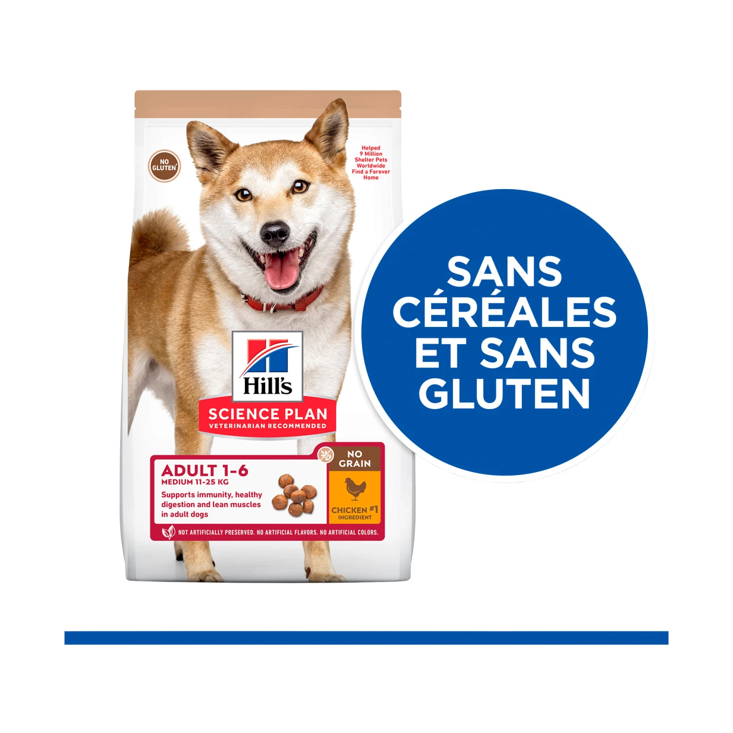 Hill's Science Plan No Grain Hondenvoer Kip - Adult Medium - Afbeelding 5