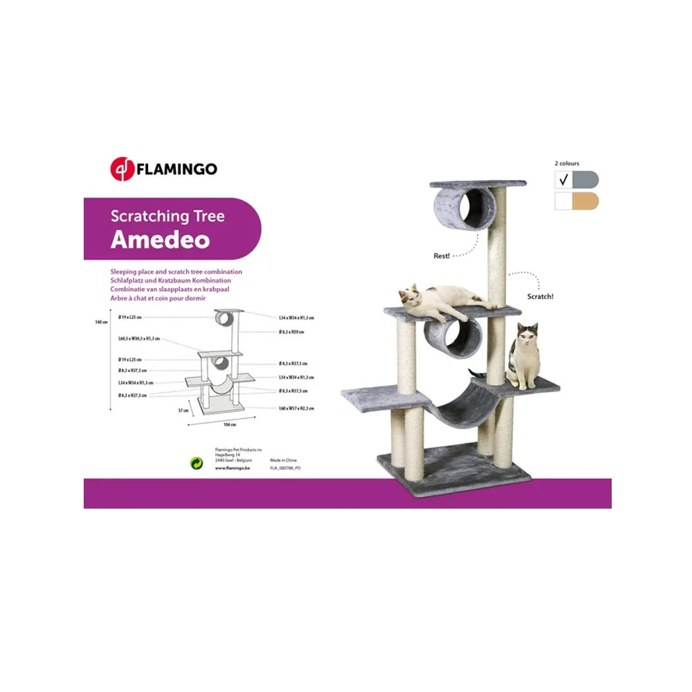 Flamingo Krabpaal Amedeo 4 Flamingo Krabpaal Amedeo - Afbeelding 4