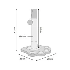 Flamingo Krabpaal CYA 2 5 Flamingo Krabpaal CYA 2 -Premium Dierenwinkel krabpaal cya 2 222611 1000 none