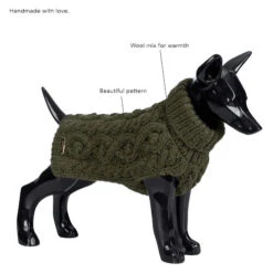 PAIKKA Handmade Knit Sweater -Premium Dierenwinkel paikka handmade knit sweater green 217734 0500 none