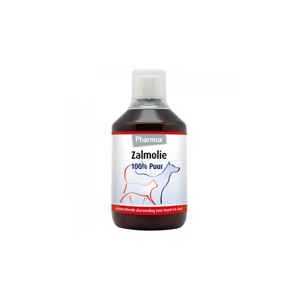 Pharmox Zalmolie 100% Puur Hond & Kat 1 Pharmox Zalmolie 100% Puur Hond & Kat