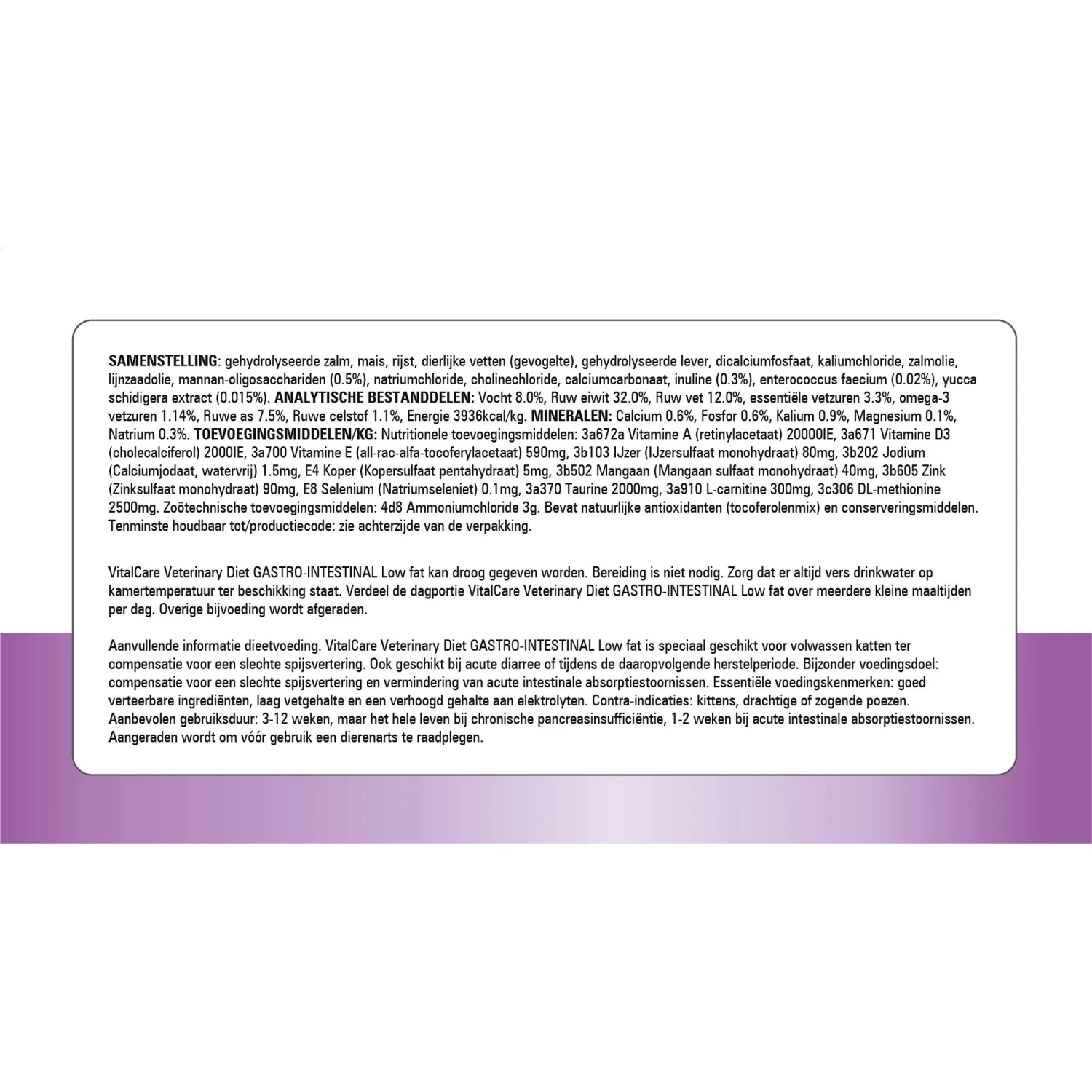 Prins VitalCare Gastro-Intestinal Low Fat 9 Prins VitalCare Gastro-Intestinal Low Fat - Afbeelding 9