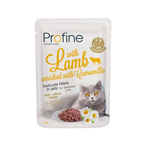 Profine Sterilised - Filets In Jelly - Kattenvoer - Lam 2 Profine Sterilised - Filets In Jelly - Kattenvoer - Lam - Afbeelding 2