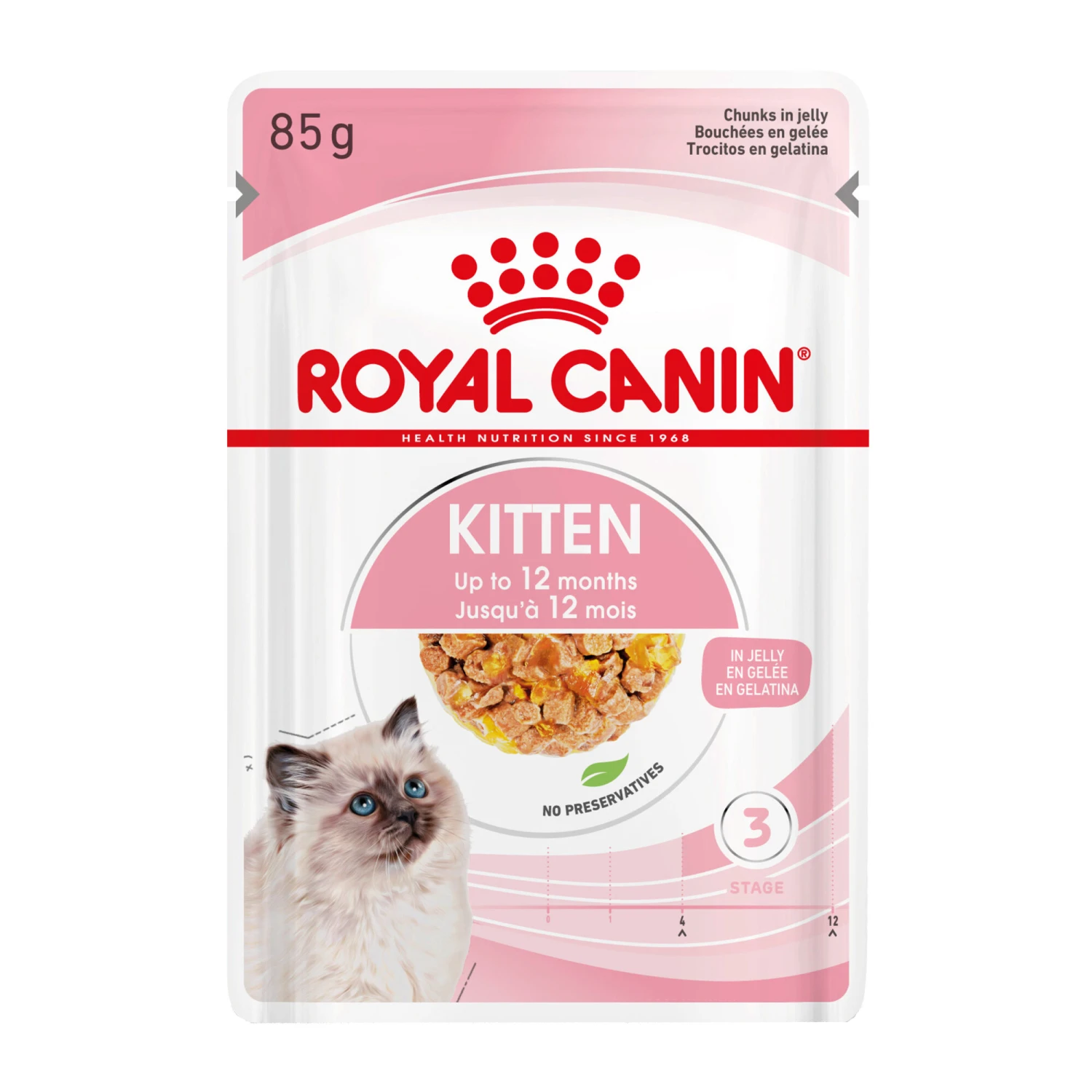 Royal Canin Kitten In Jelly - Kattenvoer 2 Royal Canin Kitten In Jelly - Kattenvoer - Afbeelding 2