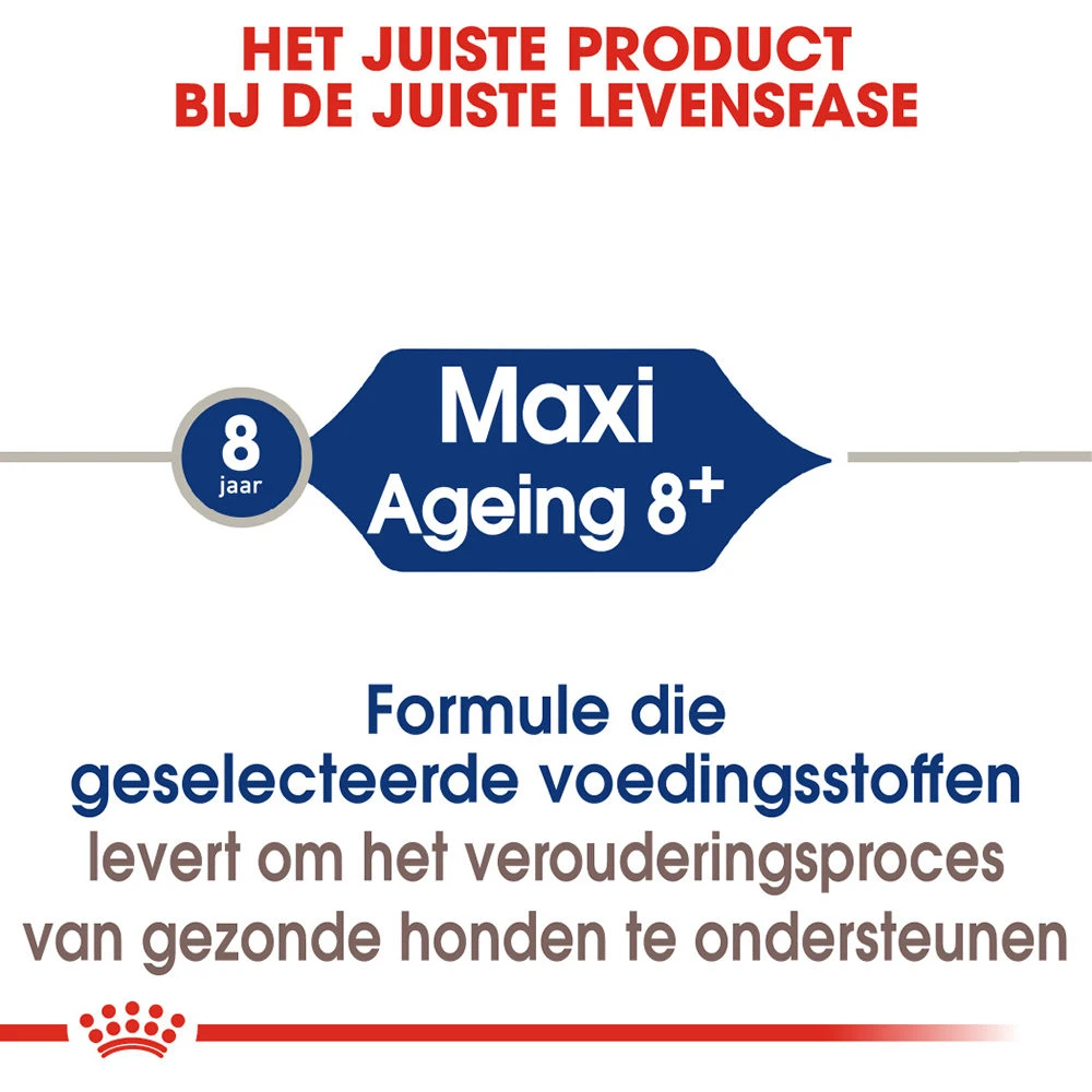Royal Canin Maxi Ageing 8+ - Hondenvoer 4 Royal Canin Maxi Ageing 8+ - Hondenvoer - Afbeelding 4