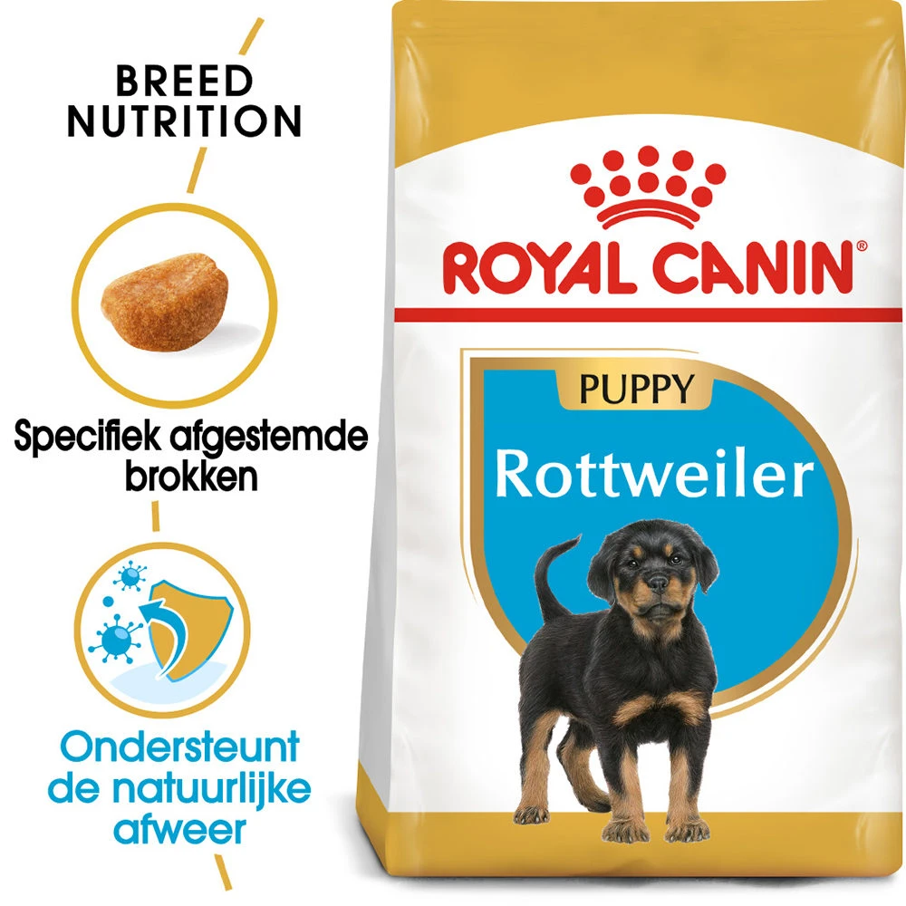 Royal Canin Rottweiler Puppy - Hondenvoer 3 Royal Canin Rottweiler Puppy - Hondenvoer - Afbeelding 3