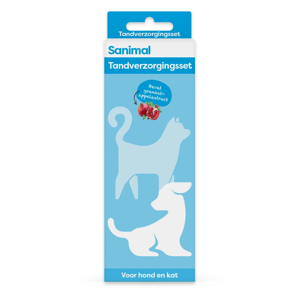 Sanimal Tandverzorgingsset 6 Sanimal Tandverzorgingsset - Afbeelding 6