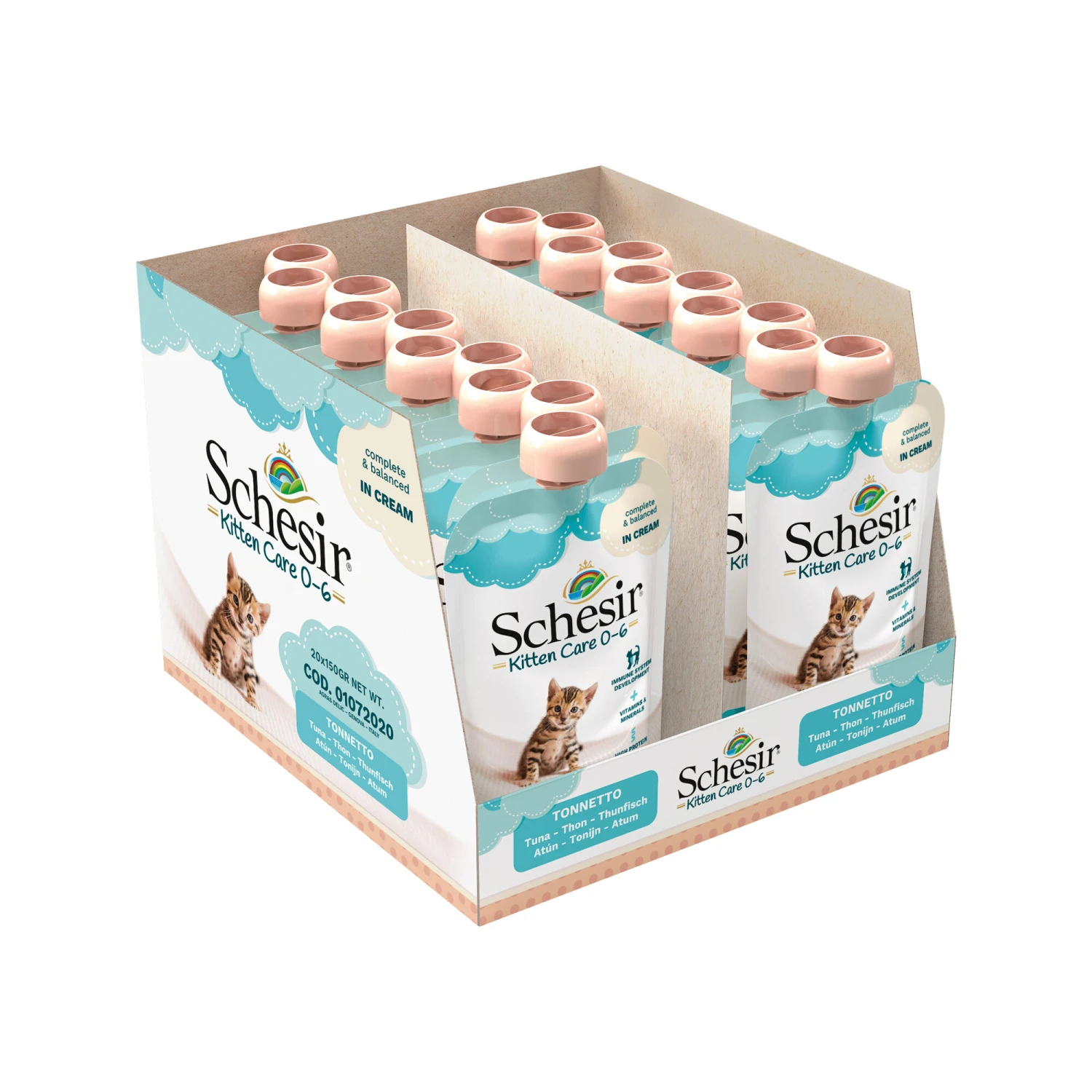 Schesir Kitten Pouch Cream 11 Schesir Kitten Pouch Cream - Afbeelding 11
