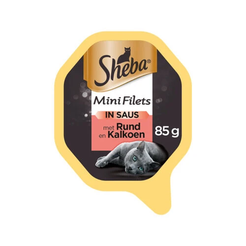 Sheba Mini Filets In Saus - Rund & Kalkoen