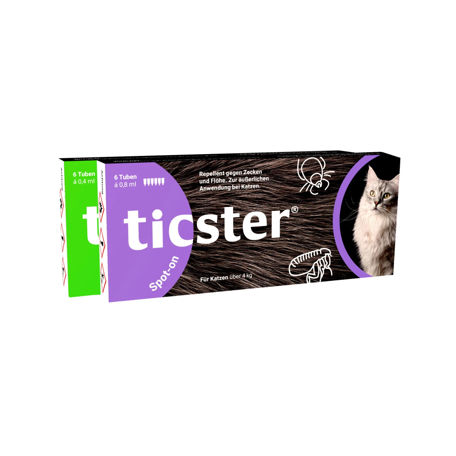 Ticster Spot-on Kat 4-8 Kg 4 Ticster Spot-on Kat 4-8 Kg - Afbeelding 4