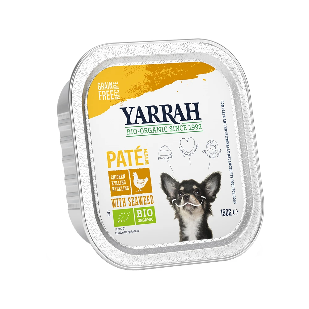 Yarrah - Natvoer Kuipje Paté Met Kip 1 Yarrah - Natvoer Kuipje Paté Met Kip